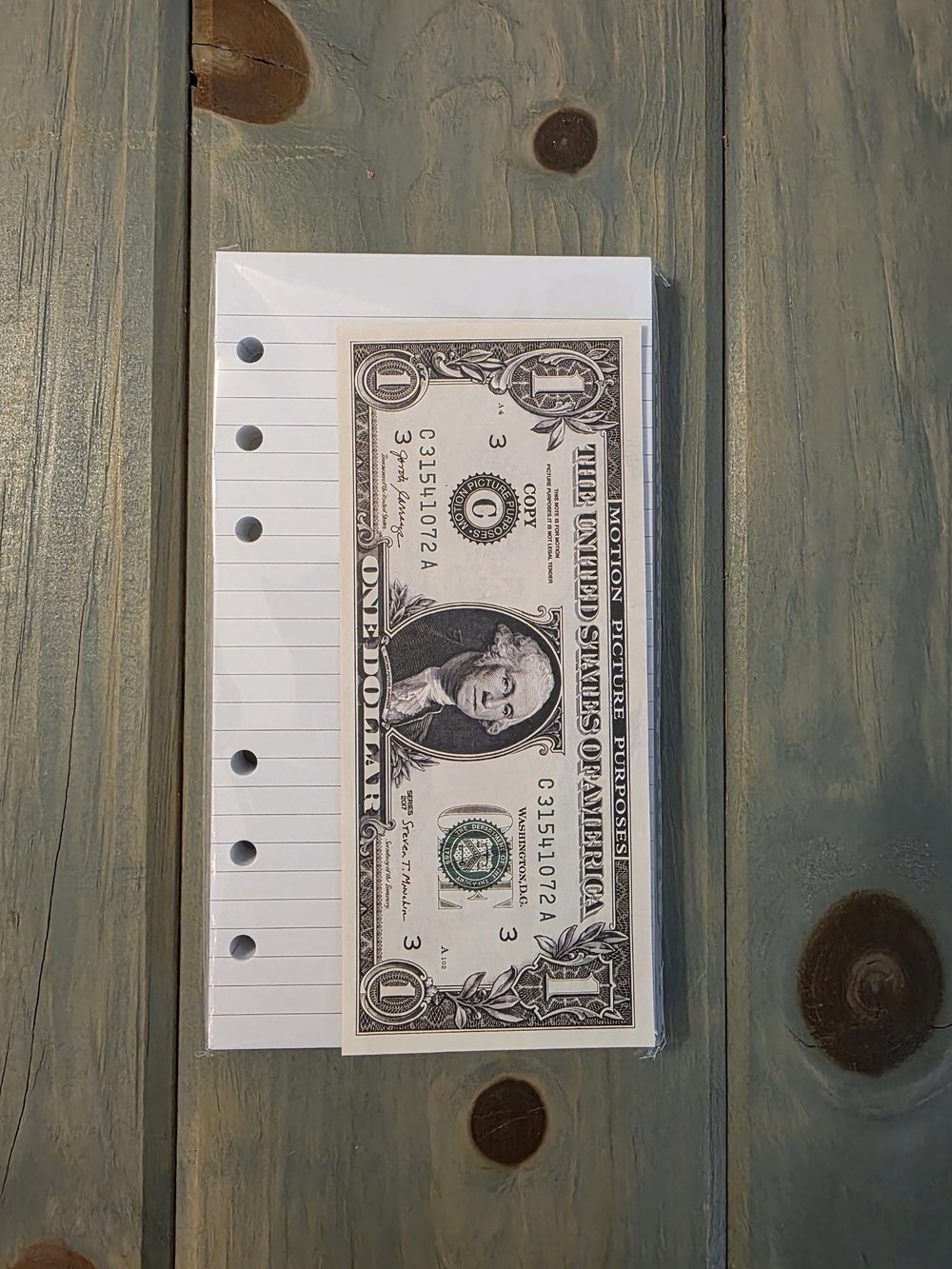 A6 Lined Filler Paper 100 sheets, 200 total